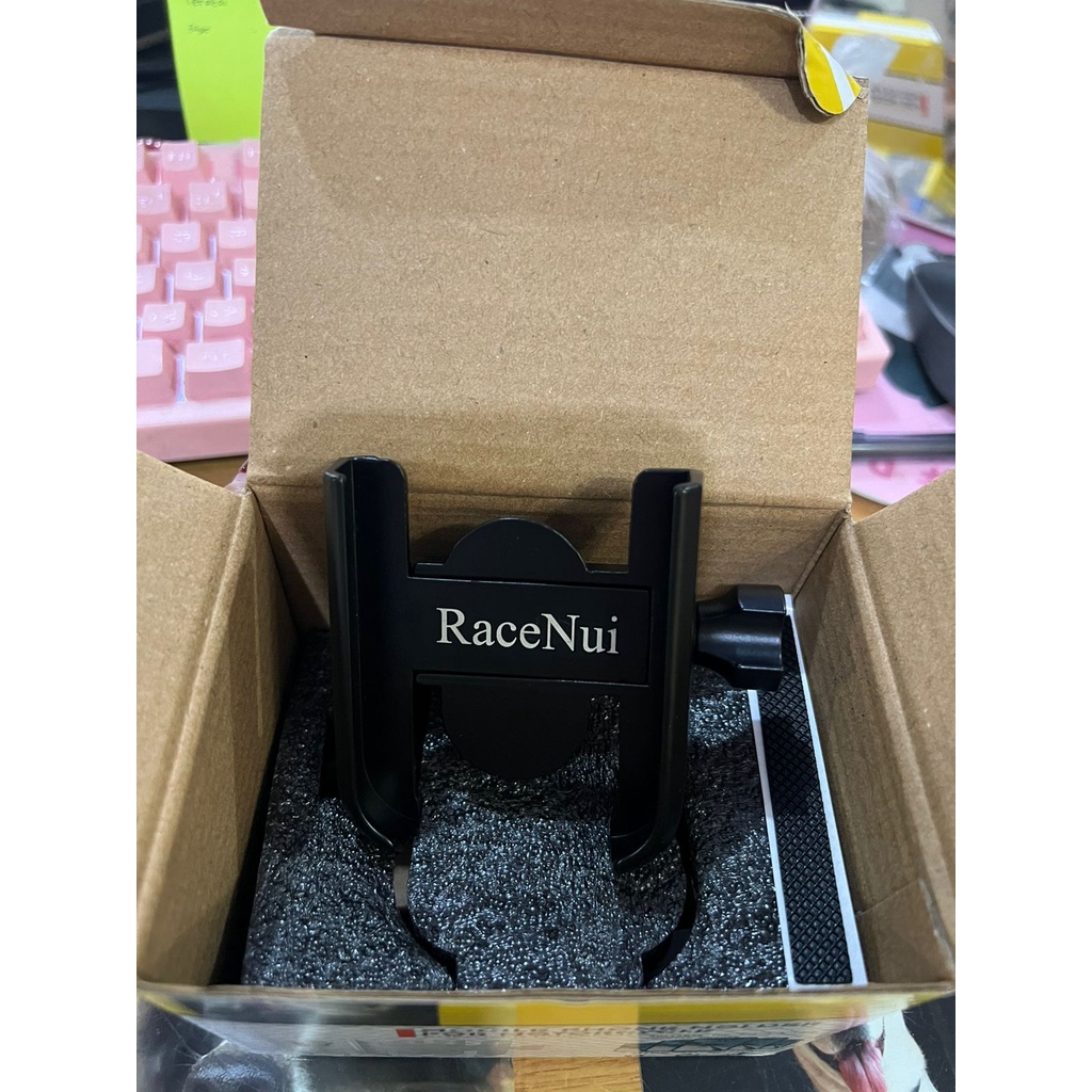 holder hp motor besi di stang/phone holder hp motor beat/holder hp motor stang/tempat hp di motor/du