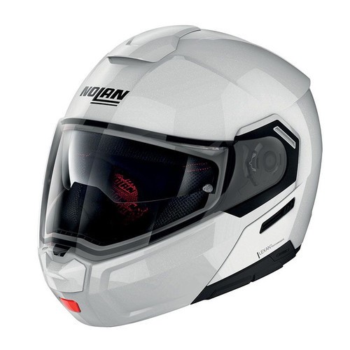 Nolan N90-3 Classic N-Com Metal White