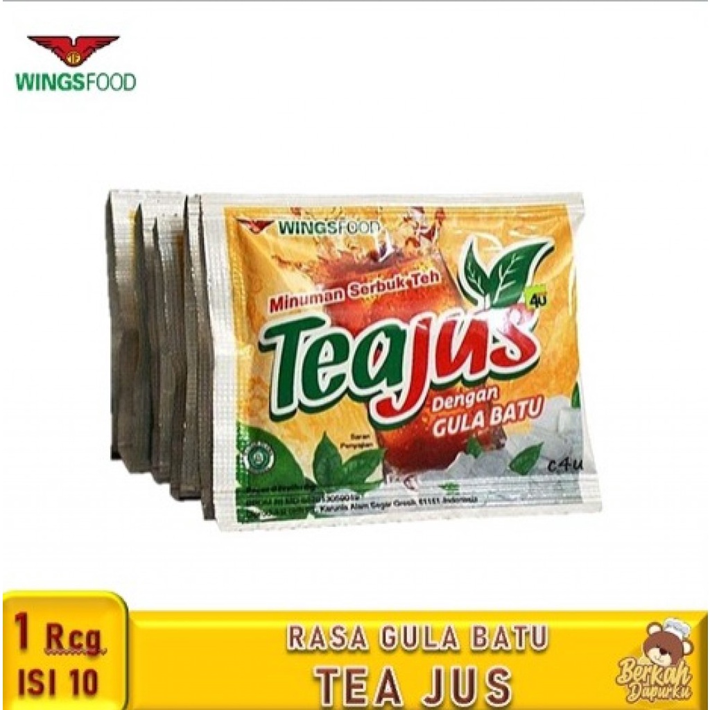 

Tea Jus Gula Batu Minuman Sachet 1Rcg Isi 10