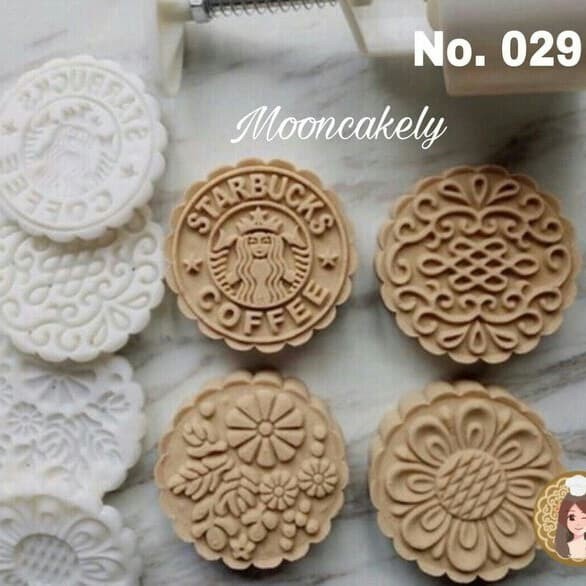 Cetakan Kue Bulan Mooncake Starbucks CM12529
