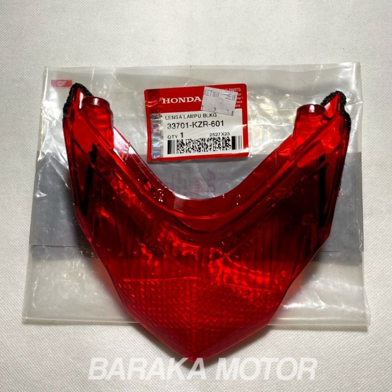 Kaca Mika Stop Mika Lampu Belakang Honda Vario 125 Techno Helm-In FI Original AHM - 33701KZR601