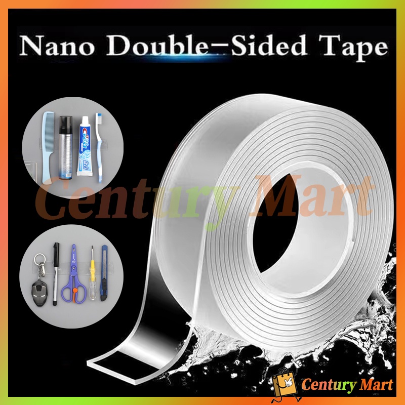 

Nano Tape /double tape bening transparan /Selotip 2 Sisi Kuat Dicuci /Isolasi Bening 2 Sisi Super Kuat Tanpa Bekas