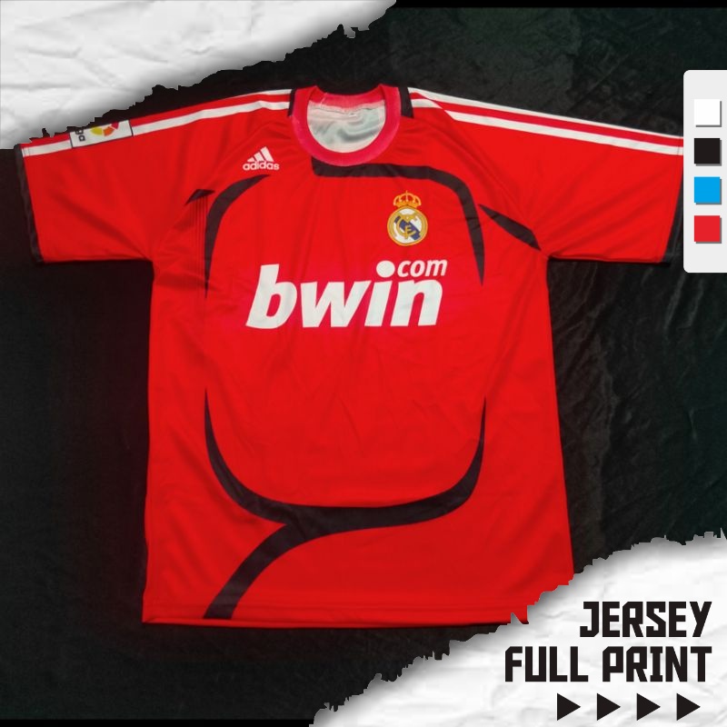 Jersey Kiper GK Real Madrid 2007 2008 Full Printing Custom