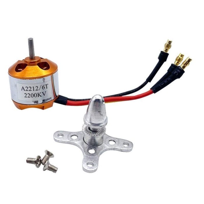 Brushless Motor A2212 2200KV Outrunner Motor Dinamo Drone RC Aircraft MJ27