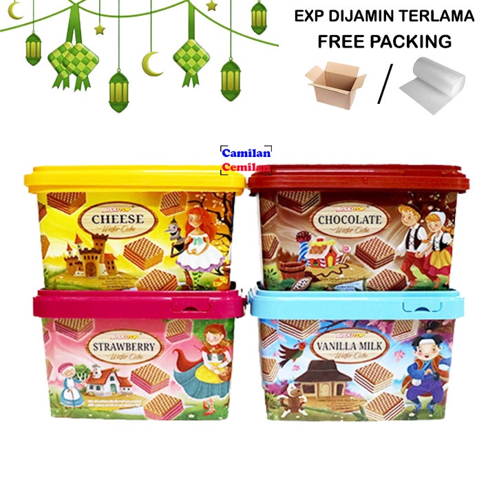 

Wafer cube biscotto 180g (Toples ) - Wafer biskitop - hampers lebaran - bingkisan idul fitri