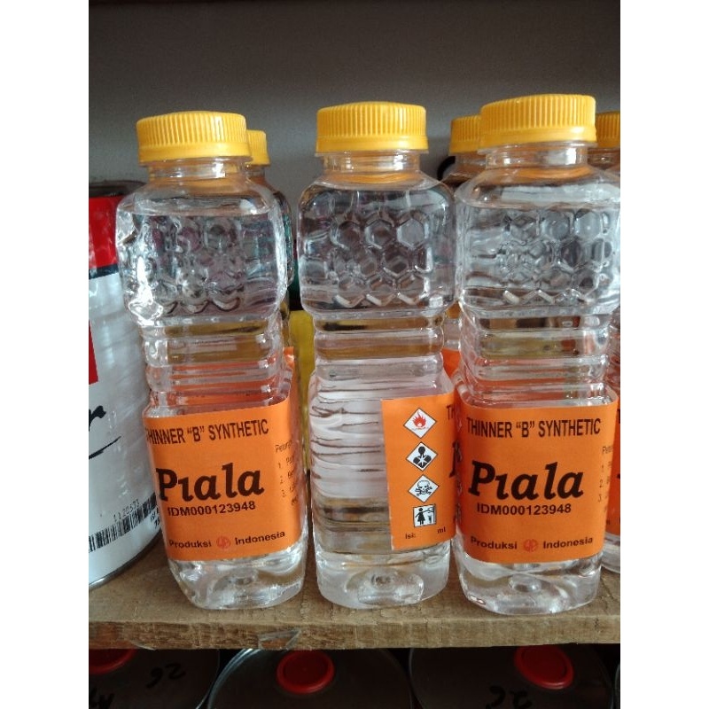 Tiner Thiner Piala Super Gloss Pengencer Cat Botol Kecil