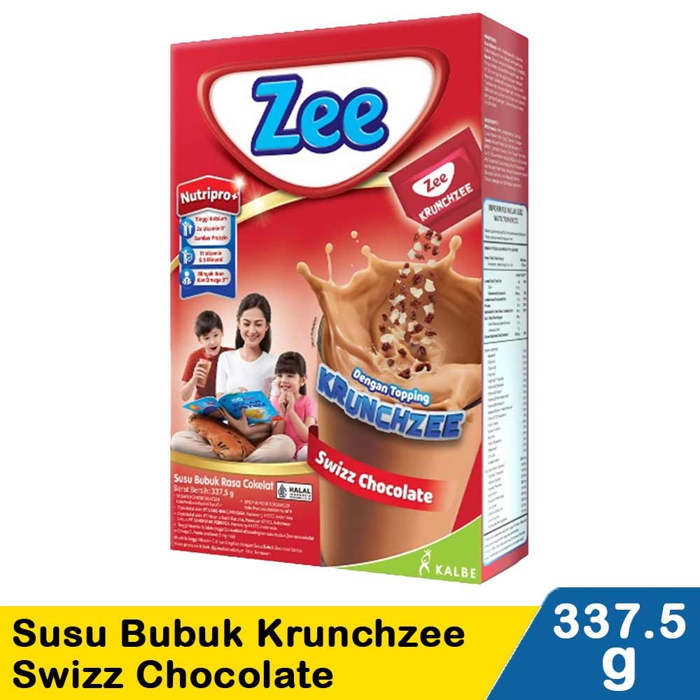 

SUSU ZEE REGULAR SWIZZ CHOCOLATE MILK 350 GR Susu Peninggi Berat Badan Anak Susu Tinggi Kalsium - Susu Zee Coklat