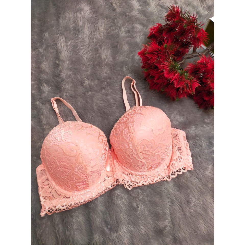 Fercia PY24 Bra Kawat bahan Renda Cantik Busa Tebal Cup Jumbo