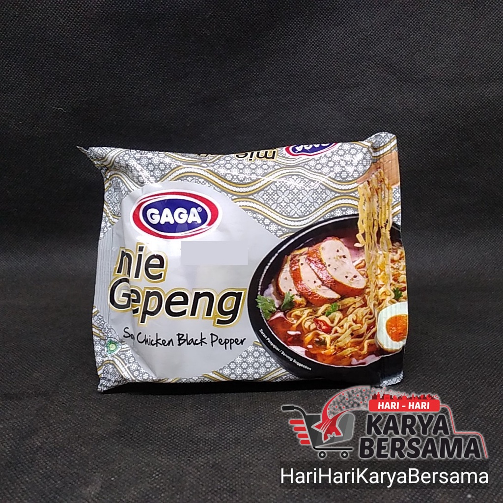 

GAGA MIE GEPENG MI INSTAN KUAH RASA AYAM LADA HITAM 67GR