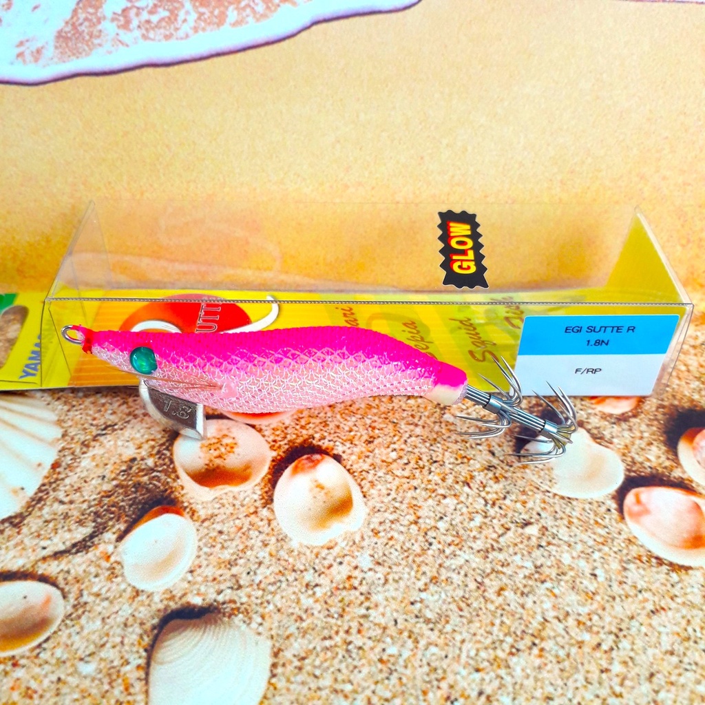 R 1.8 PINK POLOS GLOW Yamashita EGI Sutte 54mm 5gr umpan cumi ORIGINAL