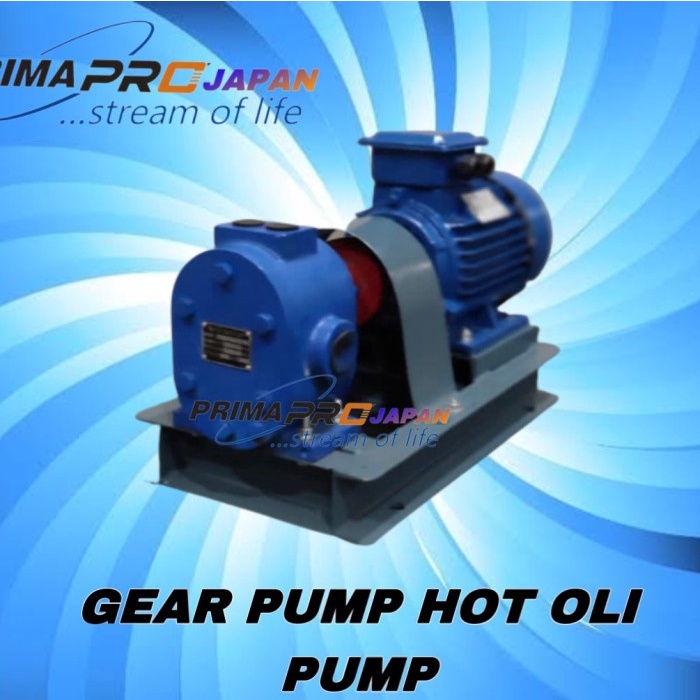 Gear Pump Minyak/oli Panas Type RCB-1/0.8 Motor 1,5kw 2hp 380v