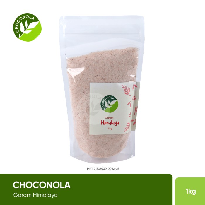 

[New] himalayan pink salt 1kg (garam himalaya 1 kg) Choconola