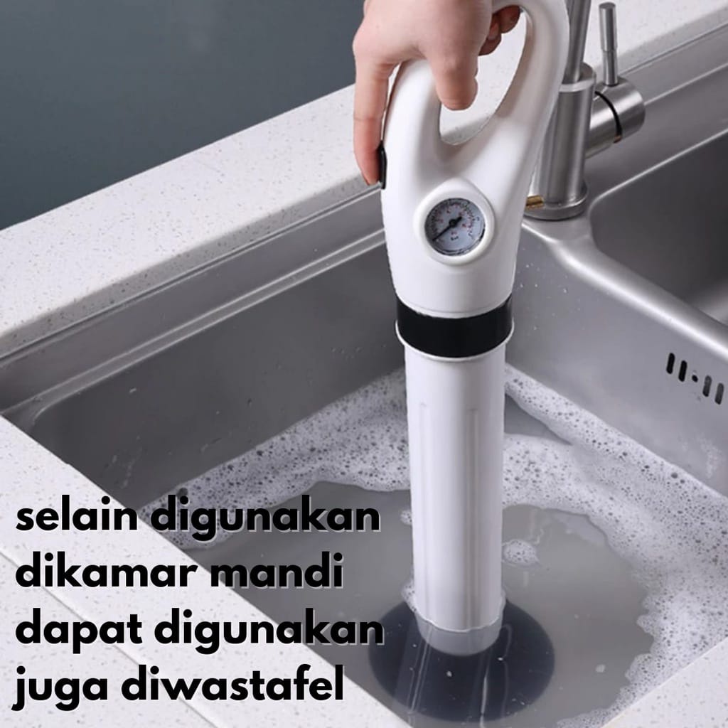 Tool Master ✨GARANSI 1 TAHUN✨ Pompa Anti Sumbat untuk Toilet, WC, Closet 6-8 BAR