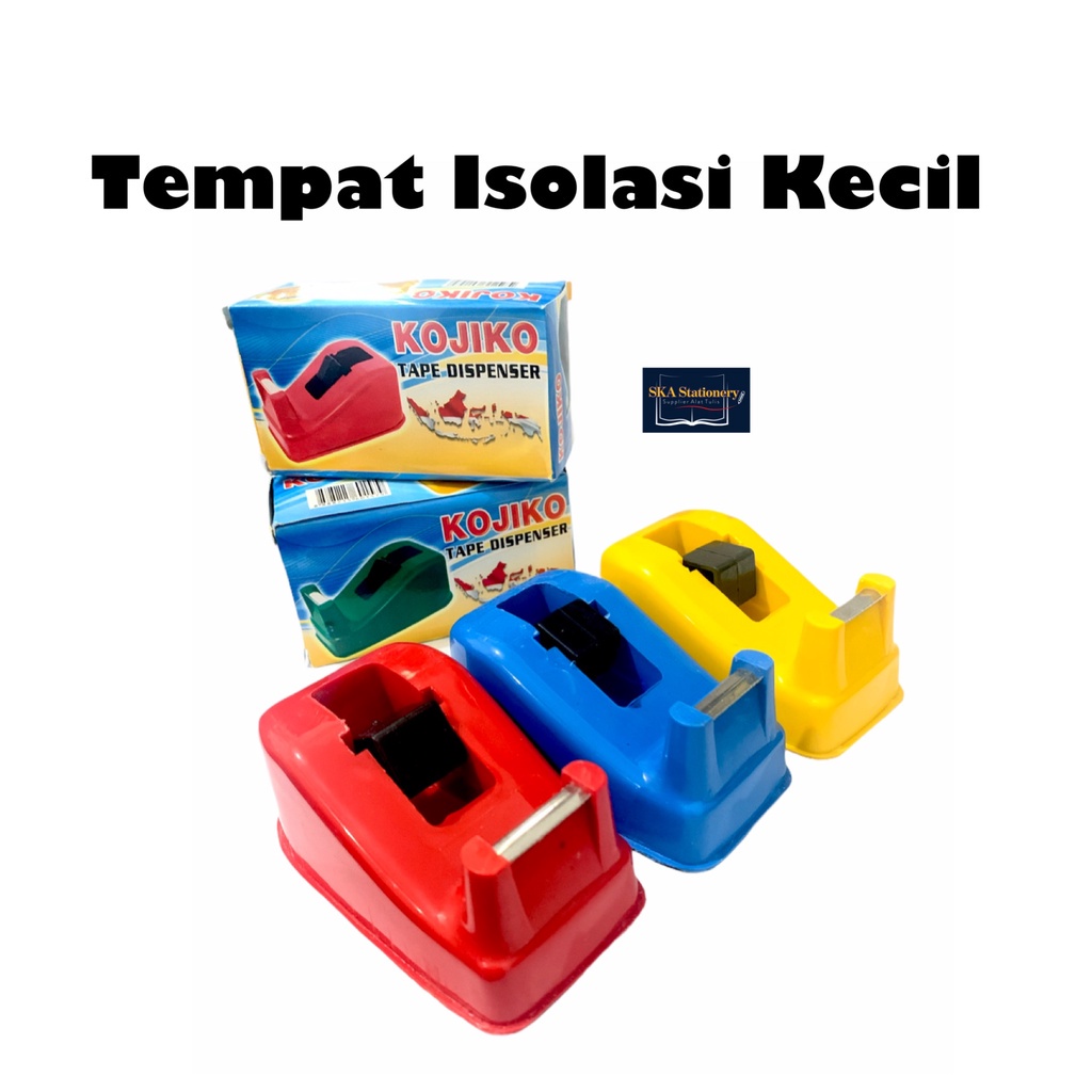 

Dispenser Tape Kecil Kojiko No 25 Tempat Isolasi/Lakban/ Tape Dispenser Solasi Lakban Tape