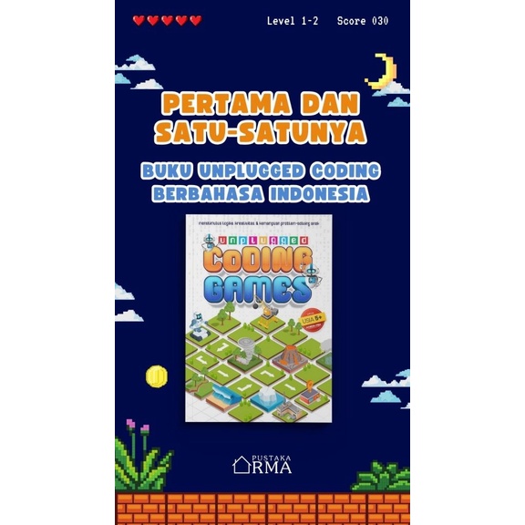 Buku Unplugged Coding Games Menstimulus Logika Kreativitas Anak - Asli
