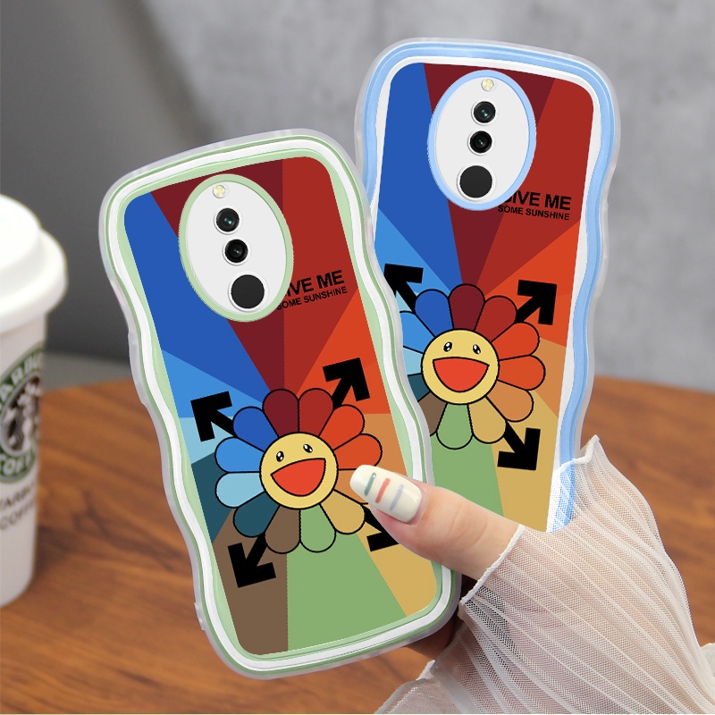 Soft Case For Redmi 8A Pro 6A 8 8A Dual 7 Y3 8A 6 Gerbera berwarna pelangi bunga matahari wajah ters