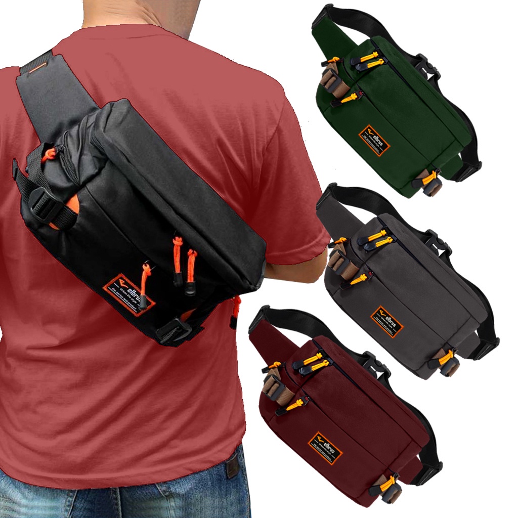 Tas Selempang Pria Tas Slempang Cowok Waistbag Laki Murah Tas Pinggang Waist bag Slingbag Cowo Tas S
