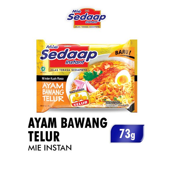 

SEDAAP Mie Instan Ayam Bawang Telur Bag 73GR