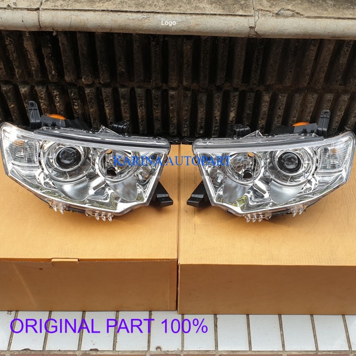 Headlamp Lampu Depan HID Asli Mitsubishi Pajero Sport Dakar - KIRI