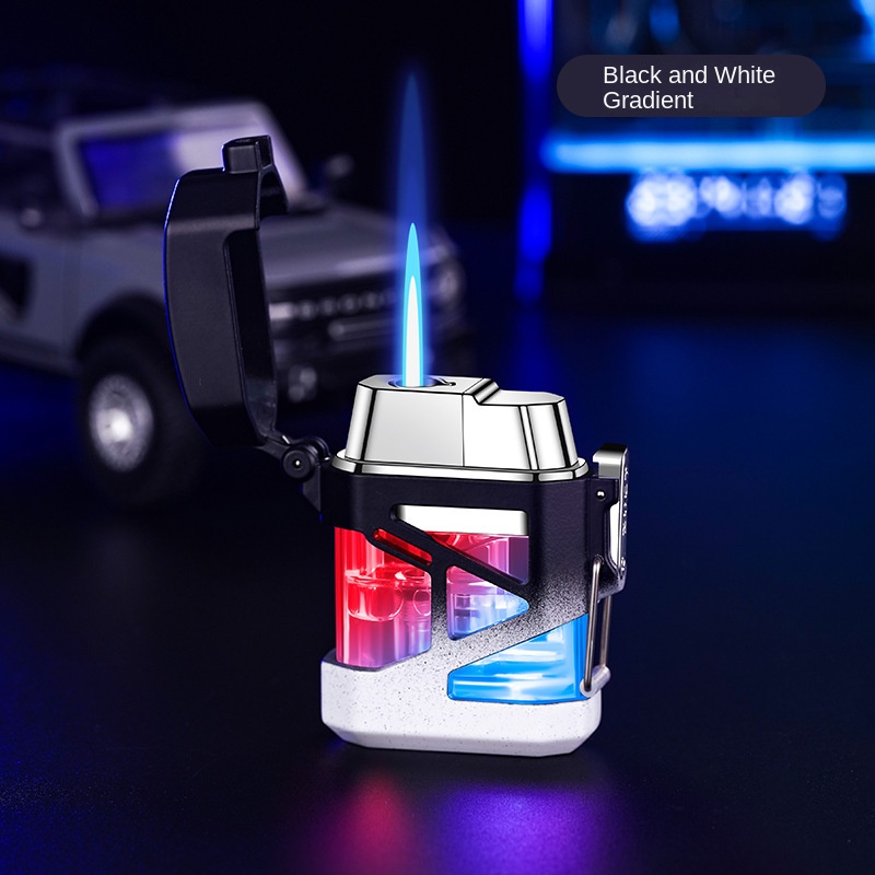 

Bisa Cod - Korek api Exclusive MechaMecha, pemantik api merah tahan angin tabung Jet untuk pria