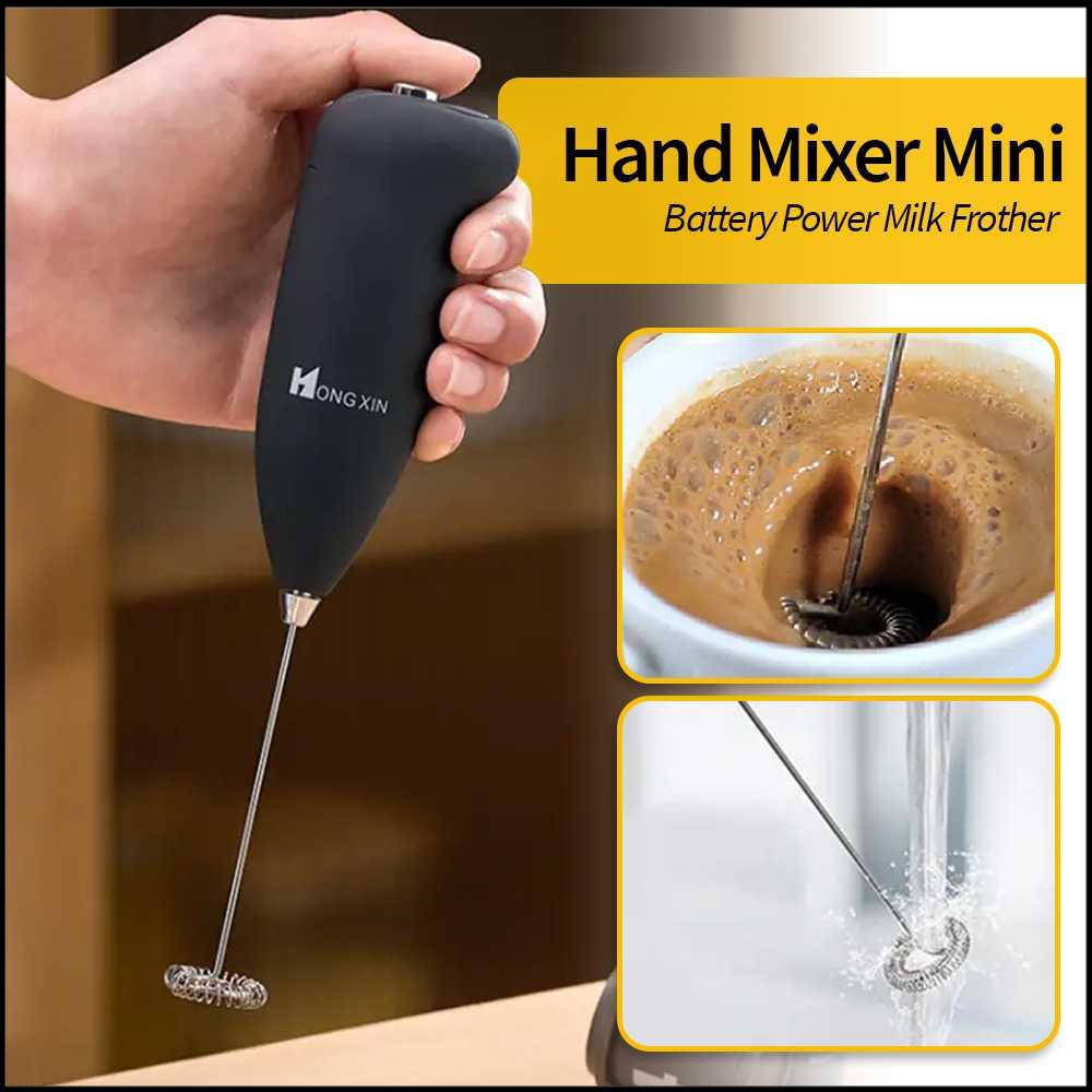 

HONGXIN Hand Mixer Mini Pengocok Telur Susu Milk Frother Battery Power - MS3088