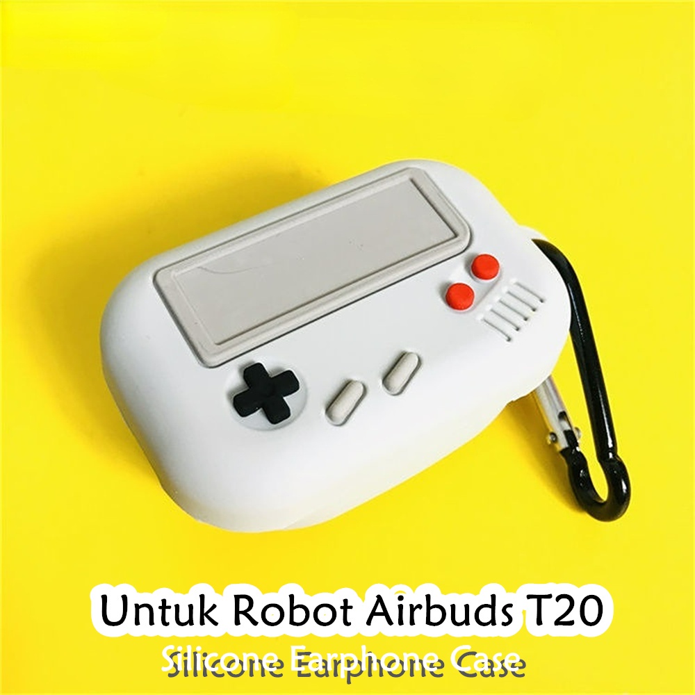 Utility Untuk Robot Airbuds T20 Case Kartun Beruang kue Soft Silicone Earphone Case Cover