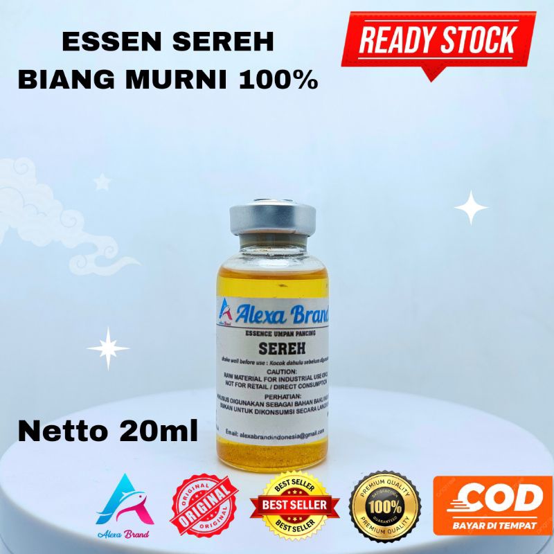 Essen Sereh Biang murni 100% - Alexa brand esen sereh - umpan pancing