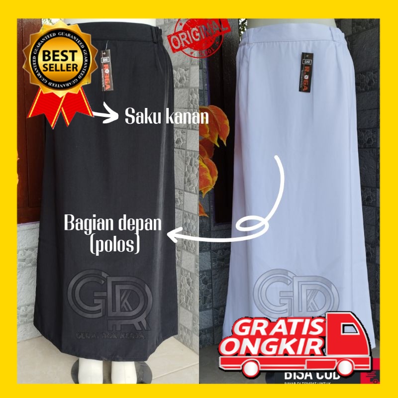 PROMO HARI INI / Rok A Rok Hitam Panjang Rok Jumbo Rok Big Size Rok Span Panjang Rok Putih Rok Span 