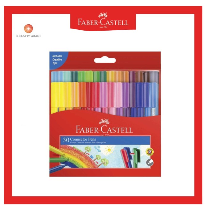 

Faber Castell Connector Pen 30 Warna Set Spidol Colouring Pen