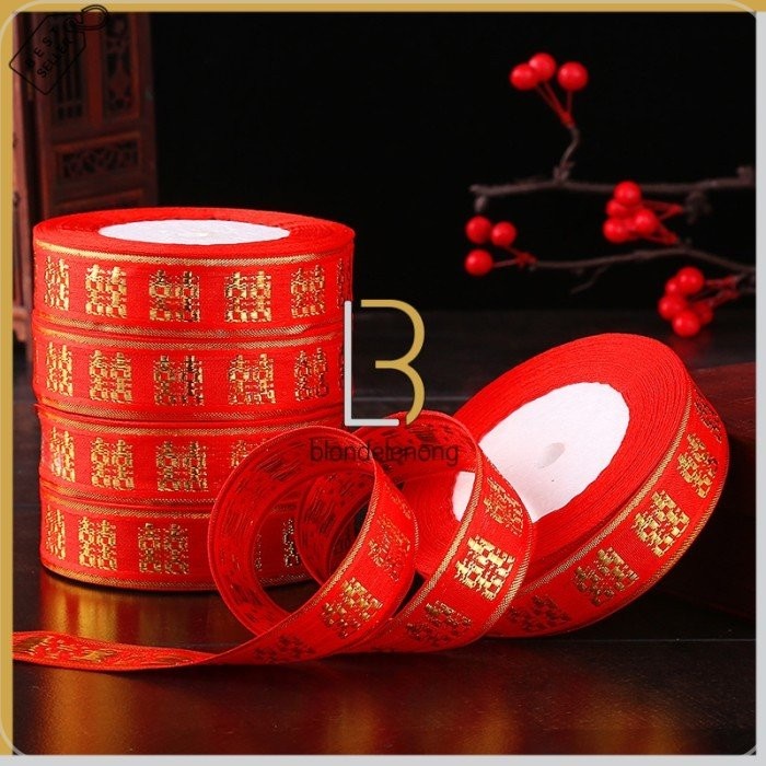 

Pita Rol Lamaran Hantaran Nikah Wedding Sangjit Cina Jepang Shuang Xi - Motif 1