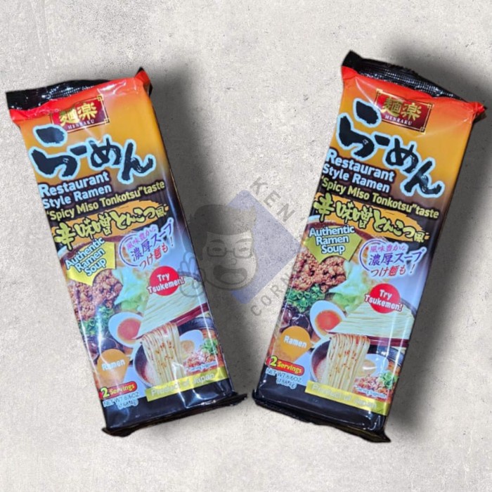 

Menraku Spicy Miso Tonkatsu 189 Gram / Mie Instant Jepang