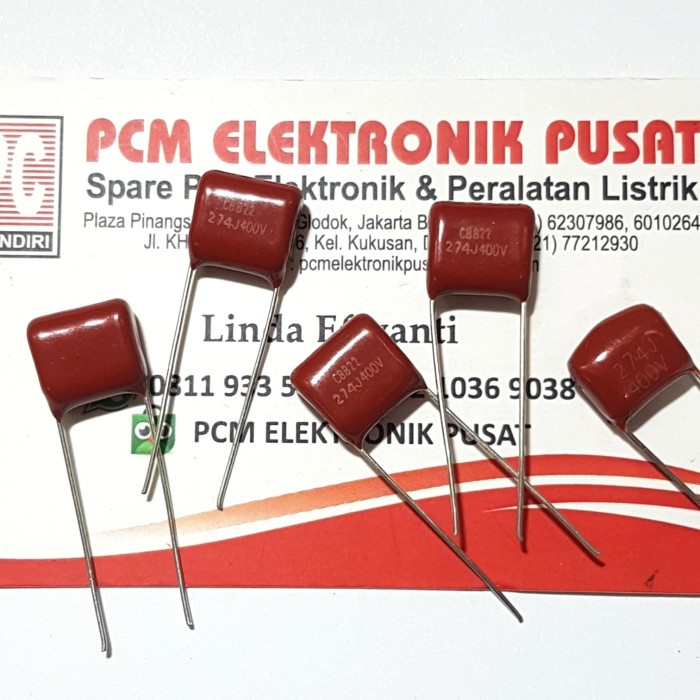 Capasitor Kapasitor Milar 274 400 volt 270 nF 400v -BSS12