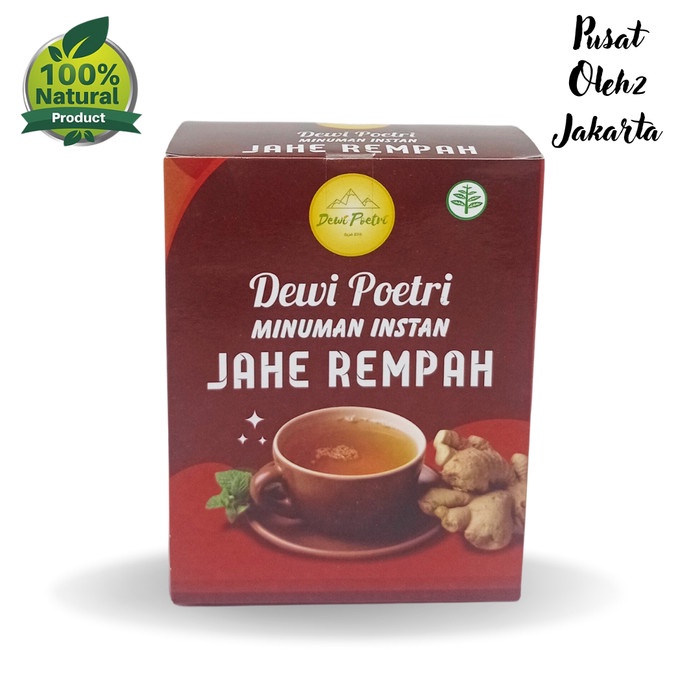 

Minuman Instan Jahe Merah Rempah Cap Dewi Poetri Minuman Herbal Alami
