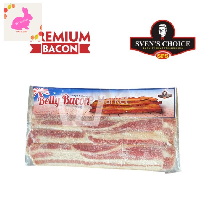 

Sven's Choice Premium Bacon BELLY BACON OZ STYLE Sliced 250gr