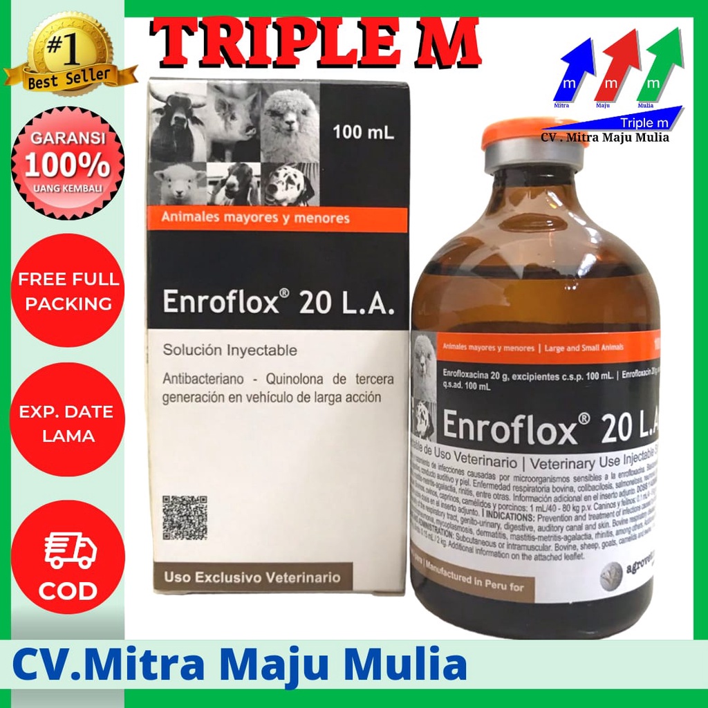 Enroflox 20 LA 3M