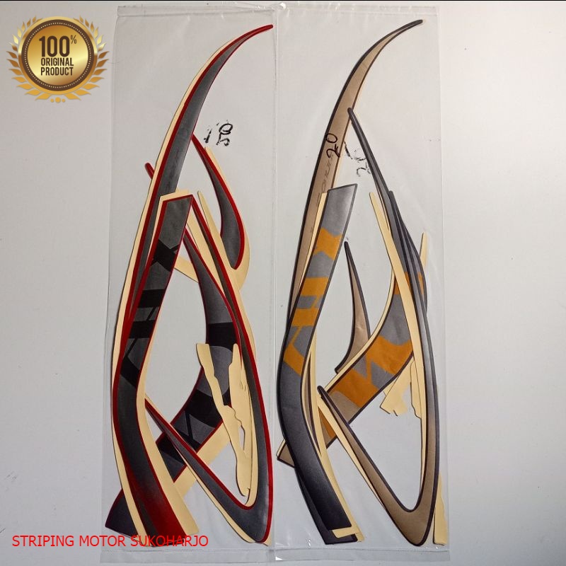 (ORI) Striping Sticker Honda Scoopy Stylish 2020 2021 kualitas original