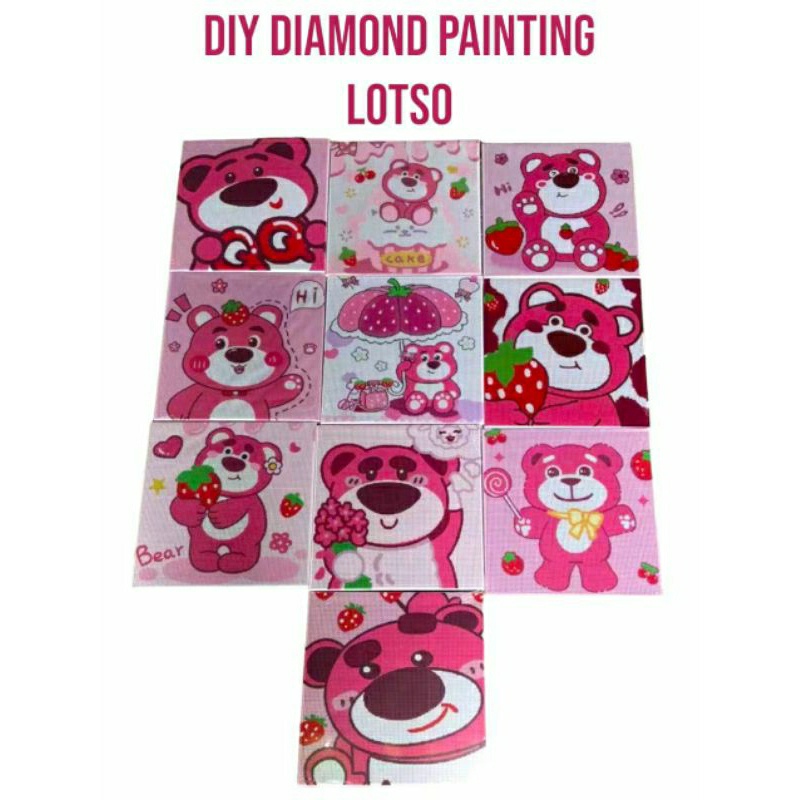 

⭐️JOERAGAN LAPAK⭐️ DIY DIAMOND PAINTING LOTSO - STICKER DIY TERBARU VIRAL