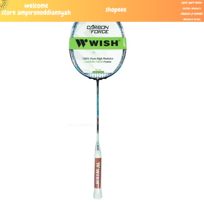 Wish Badminton Racket Carbon Force 700 Control Raket Bulu Tangkis REAL  ORIGINAL SEPERTI GAMBAR rake