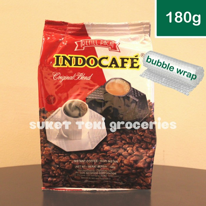 

Kopi Indocafe Original Blend Refill Pack 180gr GROSIR