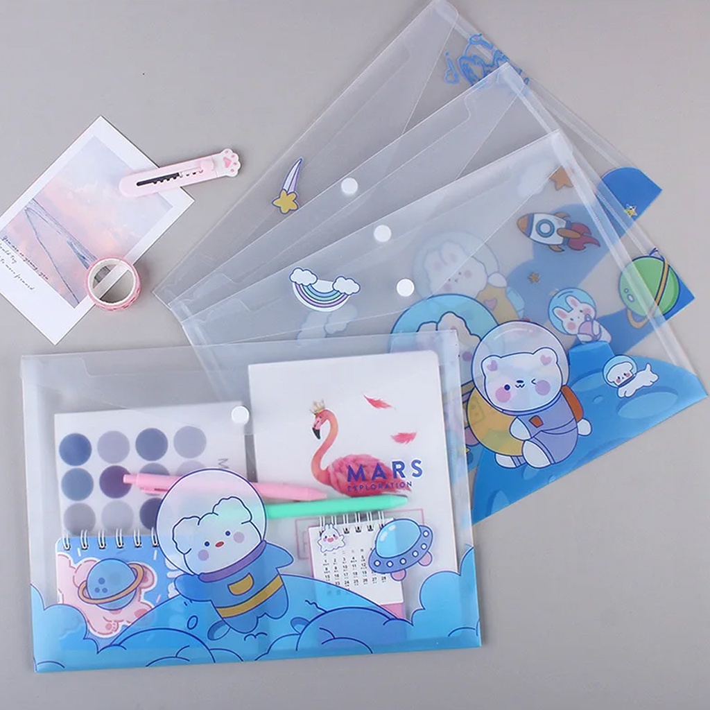

TSN ATK0028 Map Plastik Kancing F4 / Folio / Map Kancing Karakter Sanrio Map Plastik A4 Karakter Kartun Lucu Map File Lucu Map Kancing A4 Kartun / Map Plastik / Folder A4 Cute Motif
