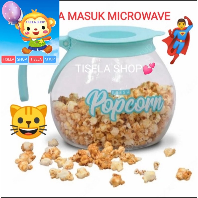 

ORIGINAL ATARU Alat Pembuat Popcorn MAKER bisa masuk Microwave/popcorn Popper Mint LIMITED EDITION