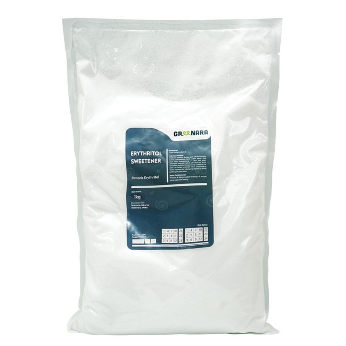 

[KUALITAS TERBAIK] Pemanis Erythritol 1 Kg / Erythritol Natural Sweetener Premium
