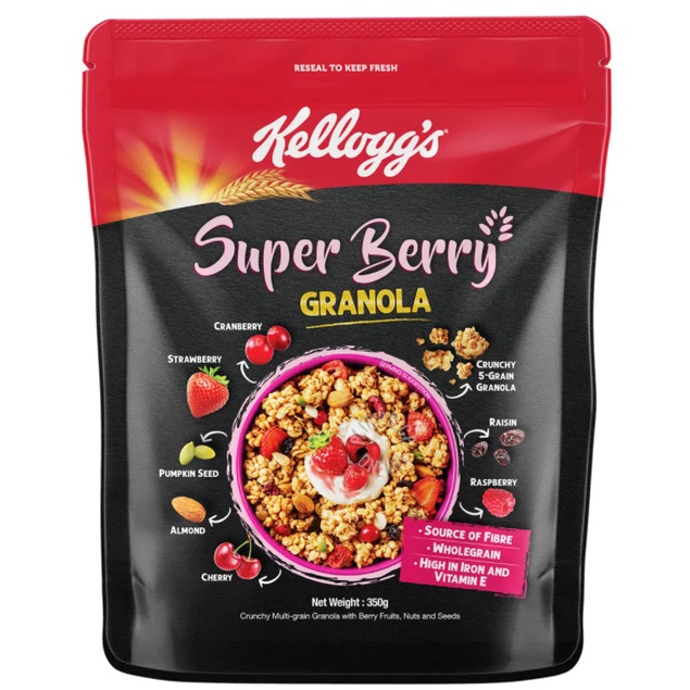 

✨PROMO✨ -Kellogg's/ Kelloggs Granola - Super Berry - HALAL