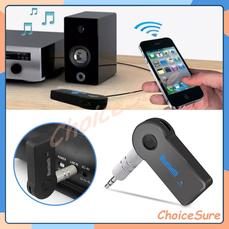 Bluetooth Audio Receiver / Bluetooth Receiver / Wireless Receiver Sambungan Audio Mobil