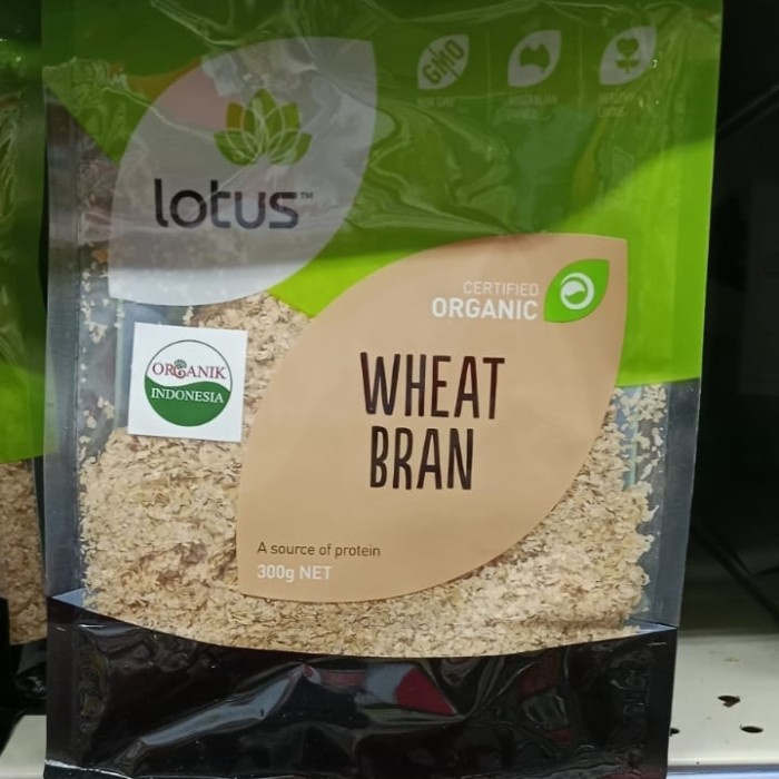 

Lotus Organic Organik Wheat Bran Cereal Sereal 300gr