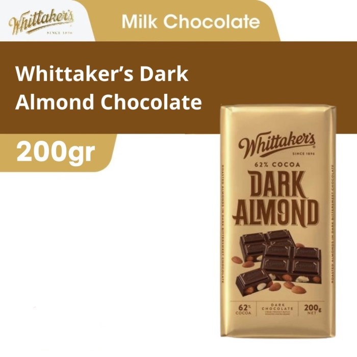 

Whittakers Dark Almond Chocolate 200gr