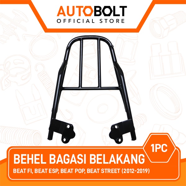 Behel Bagasi Belakang Beat FI eSP Pop Street 2012-2019 Box Jok Jog Barang Hollow Bracket Braket Brek