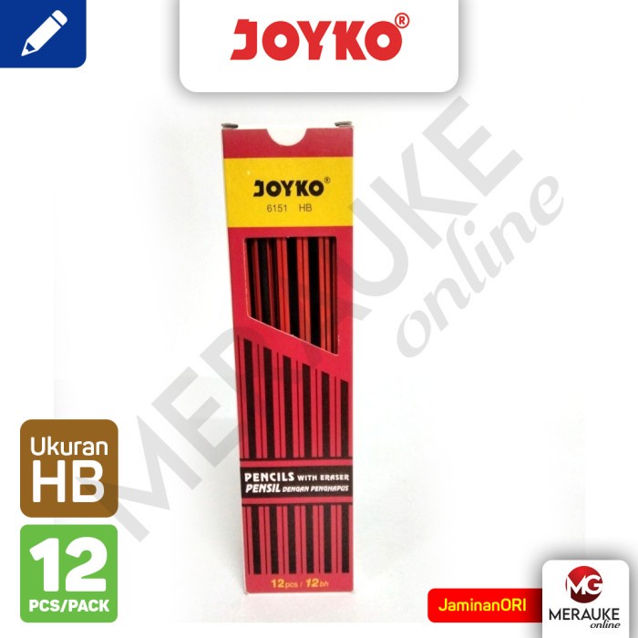 

Pensil Joyko 6151 | HB | 1 Box 12 Pcs