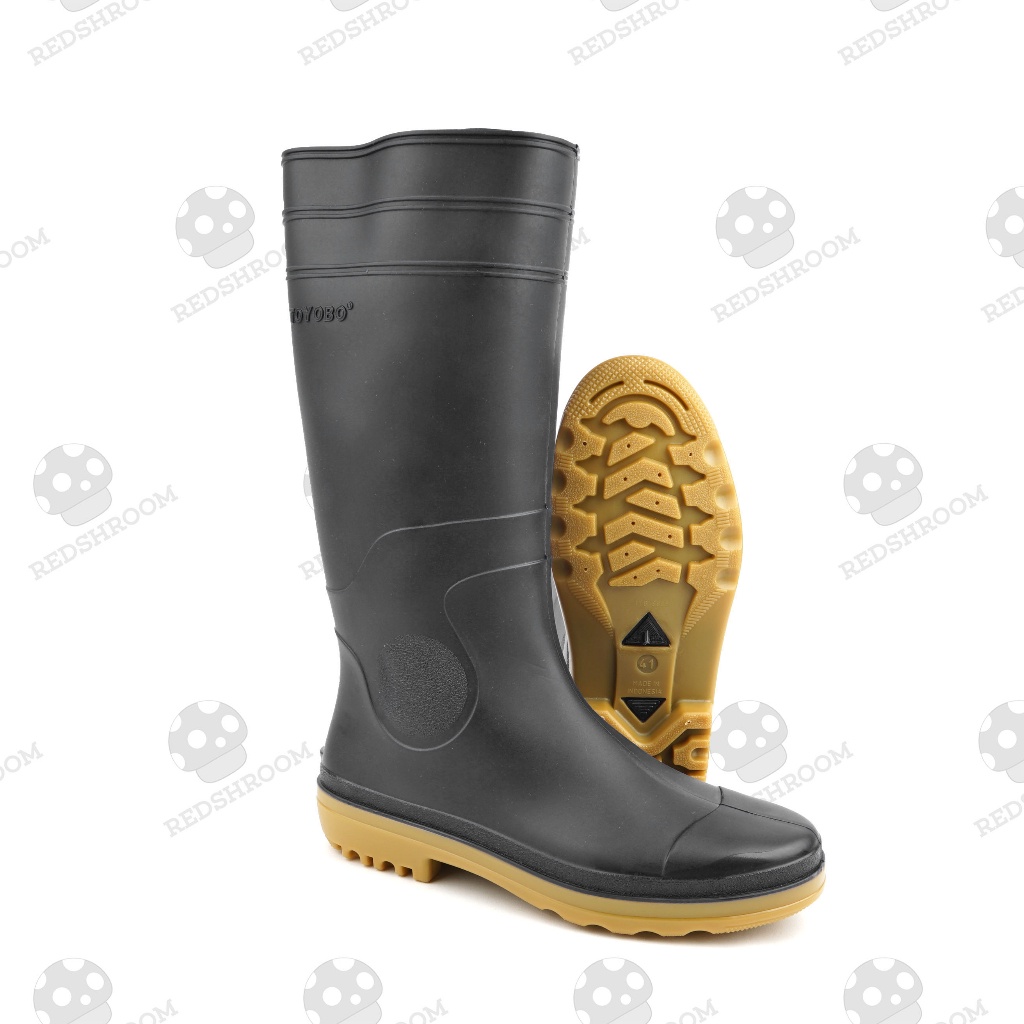 Promo Bulan Ini Sepatu Boot Tinggi Toyobo 8808 Putih Maroon Kuning Hijau Biru Hitam Karet Lokal