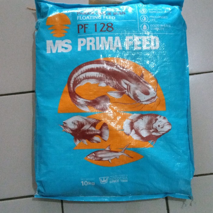 Prima FEED PF-128, Pakan Ikan Apung Induk, 1sak= 10kg